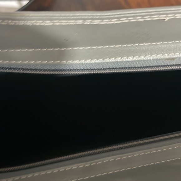 Vintage gray leather bag - Picture 6 of 6